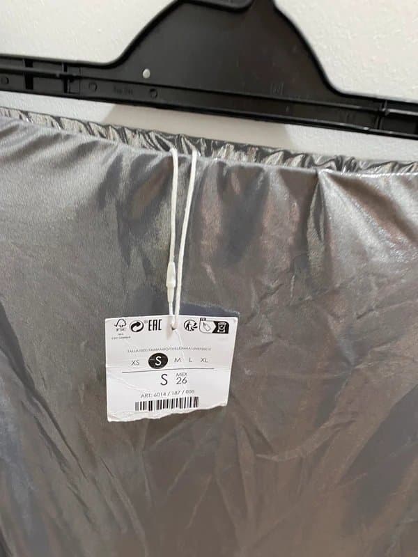 Bershka Bershka Silver Metallic Maxi Skirt BNWT Size S