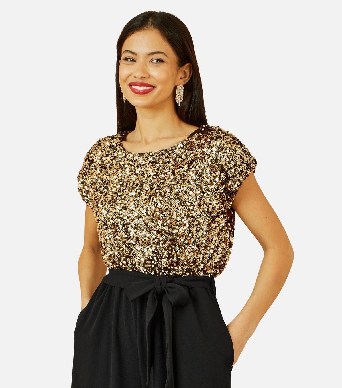 Yumi Women's Gold 2 in 1 Jumpsuit Yumi New Look - 4