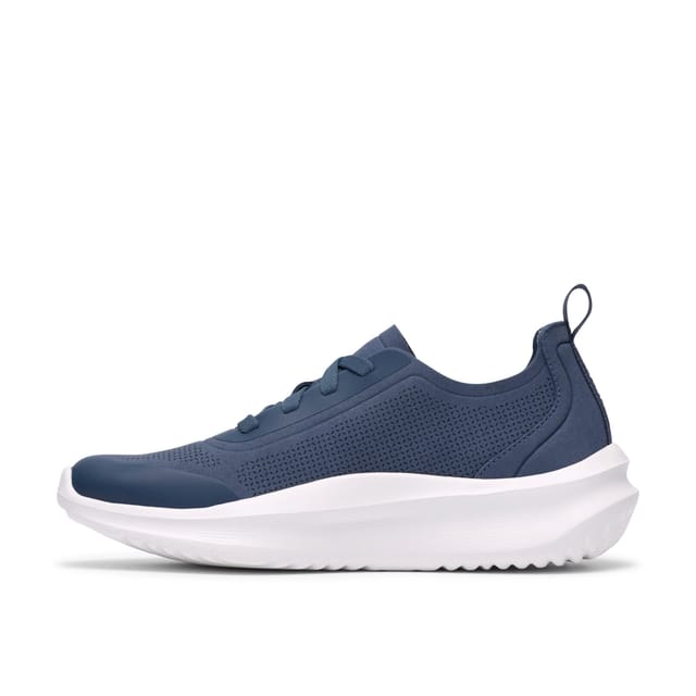 Clarks Clarks Women's Solevana Ria Denim Blue Trainers, Lace Up - 2