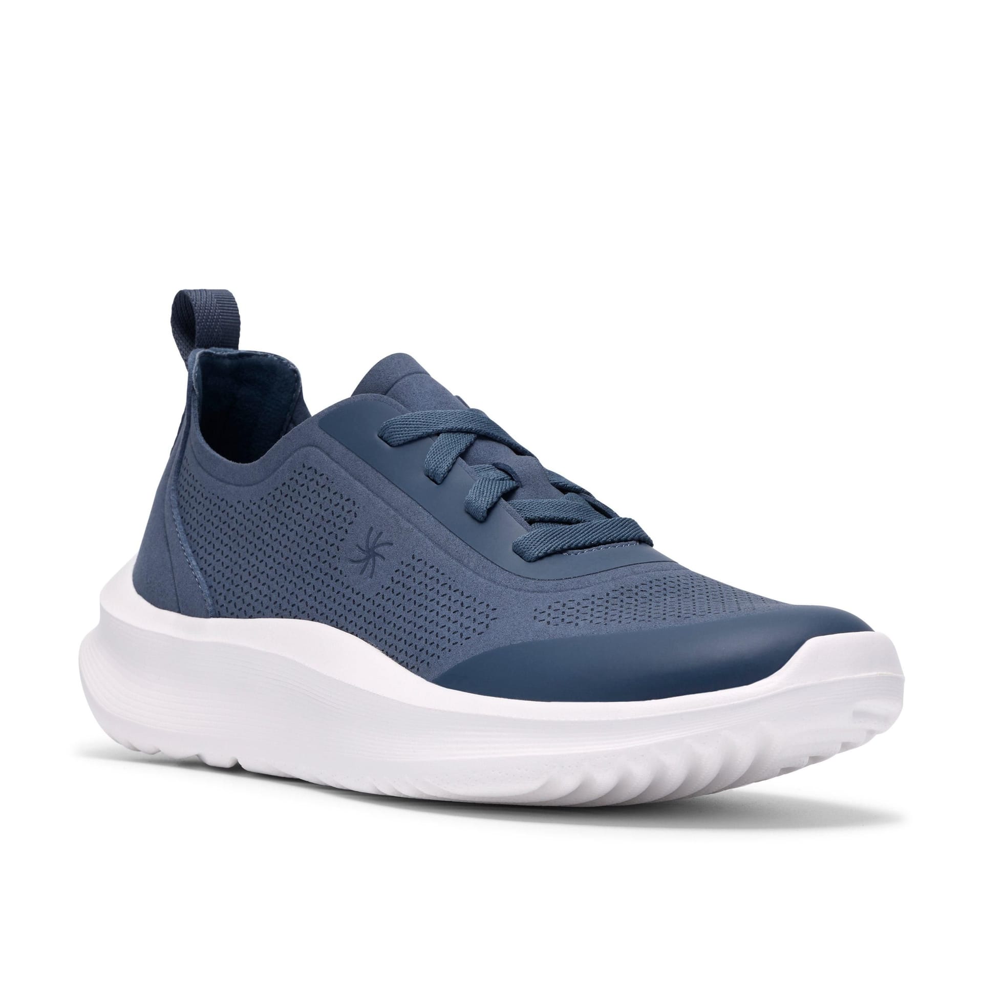 Clarks Clarks Women's Solevana Ria Denim Blue Trainers, Lace Up - 4