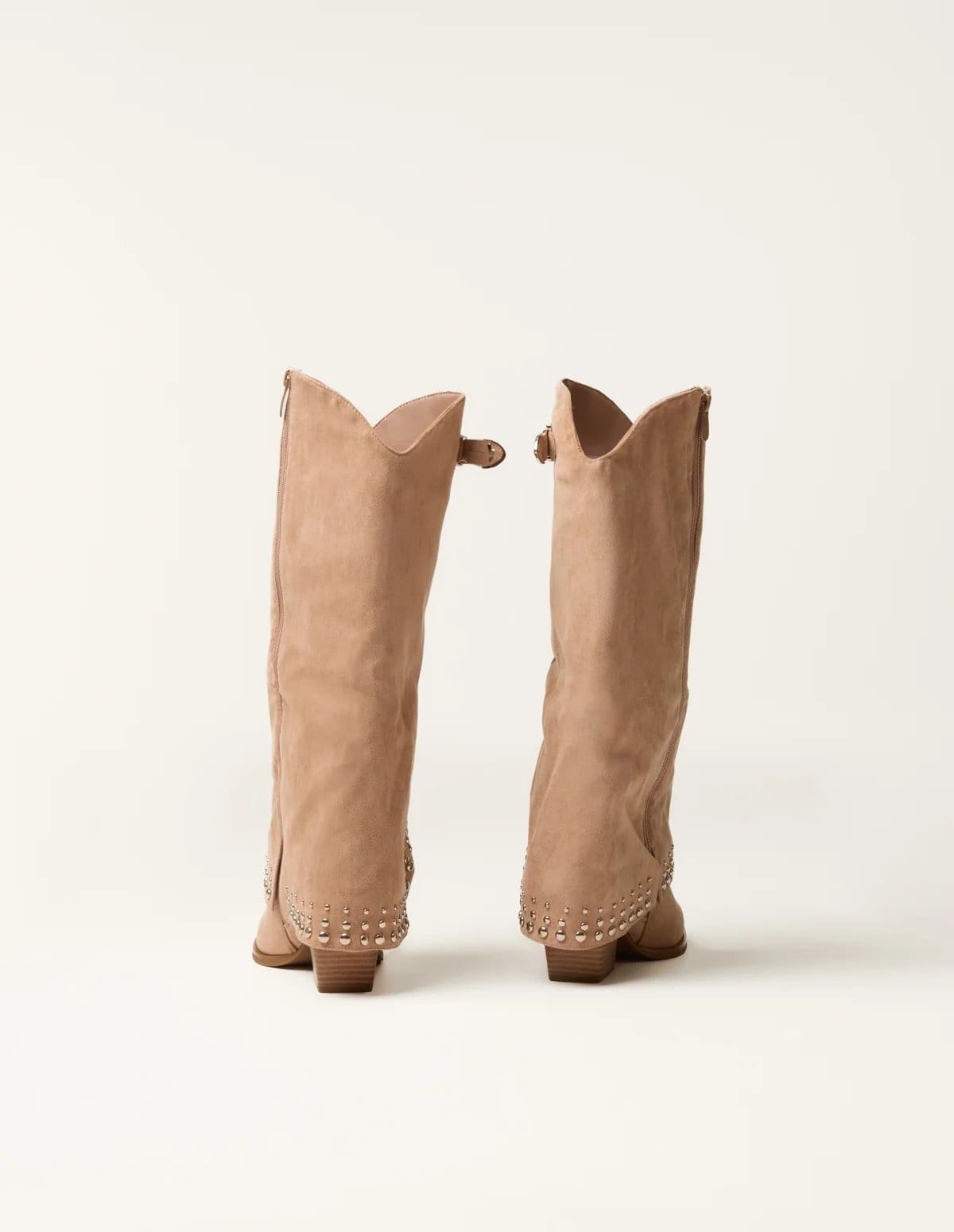 Blue Vanilla Stud Tall Cape Cowboy Boots - 4