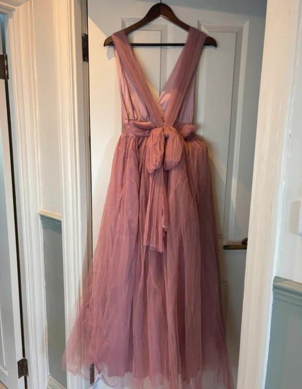 ASOS ASOS Rose Pink Tulle Dress Size 6