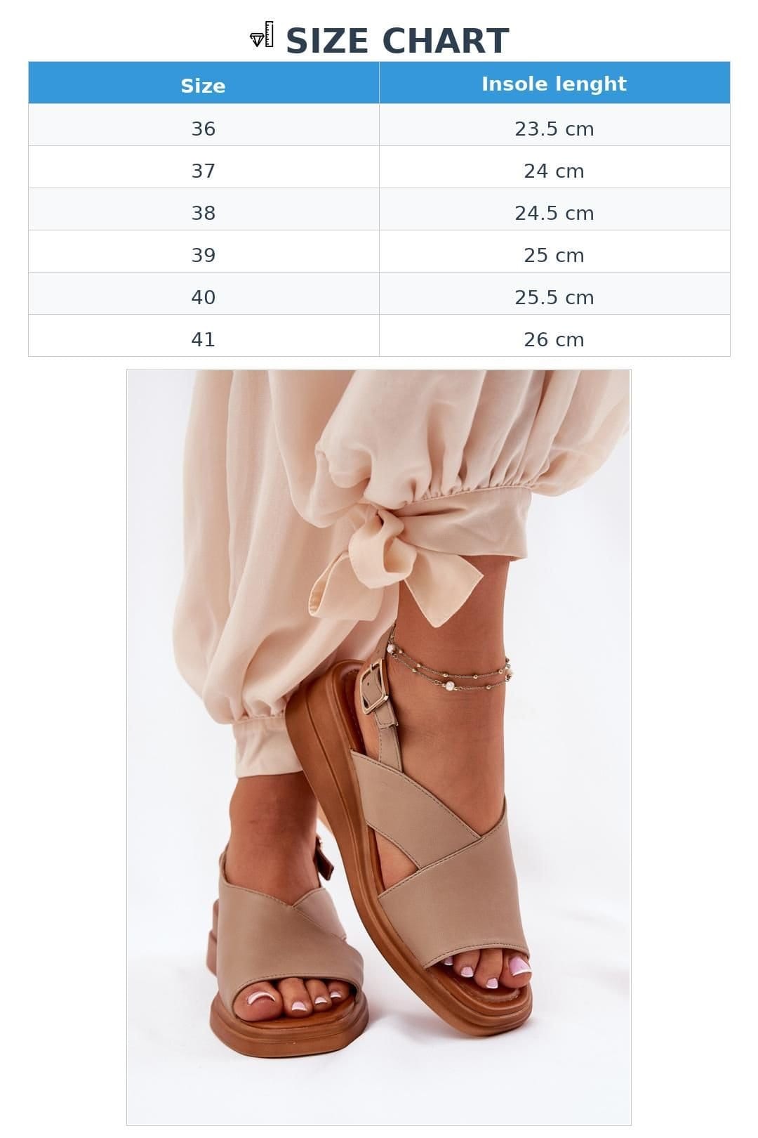 Love Lace Love Lace Women's Jezzi Wedge Sandals with Adjustable Buckle Strap in Beige - 4