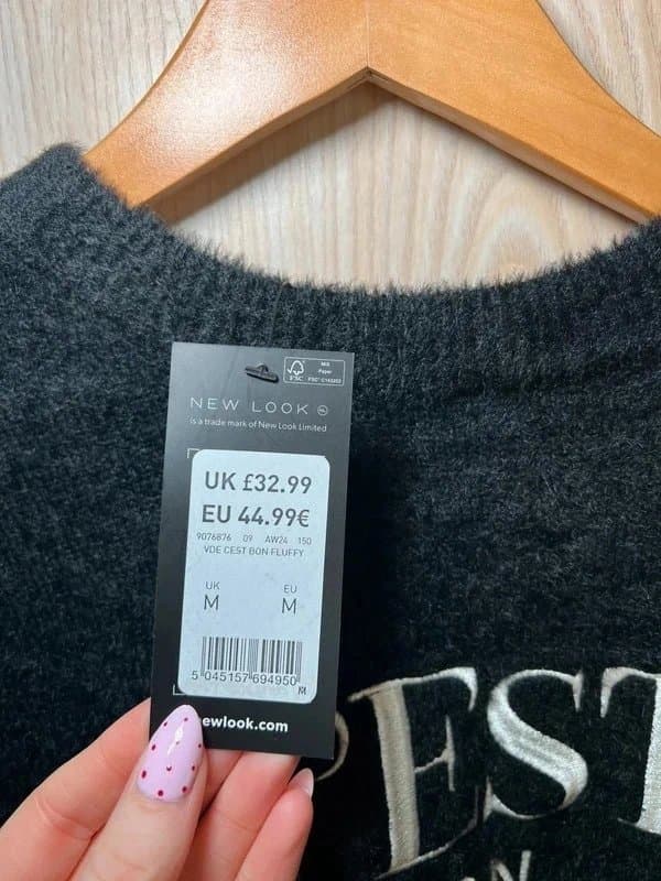 New Look New look black knit jumper