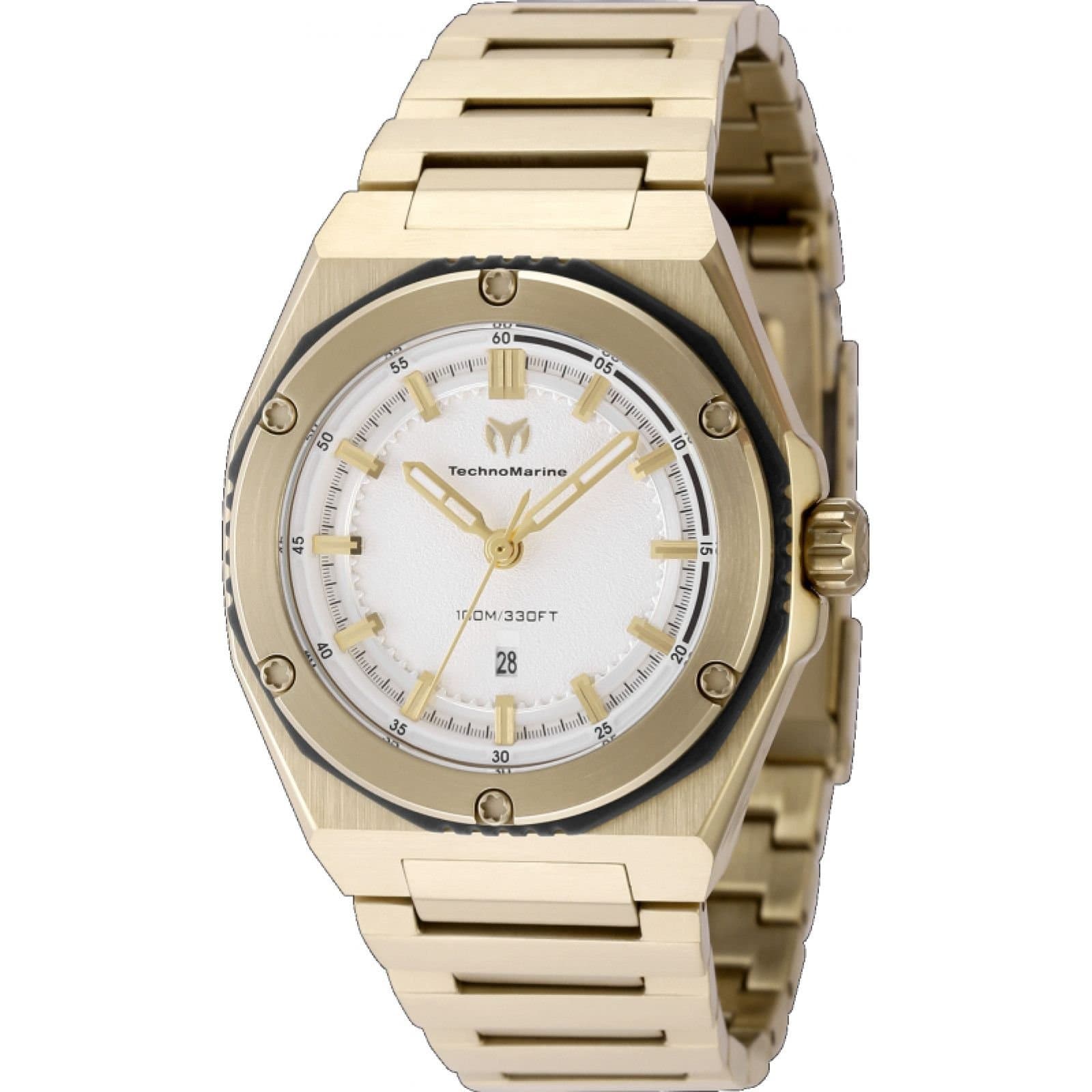 TechnoMarine TechnoMarine Women's TM-416046 Coral Legacy 36mm Quartz Watch in Gold