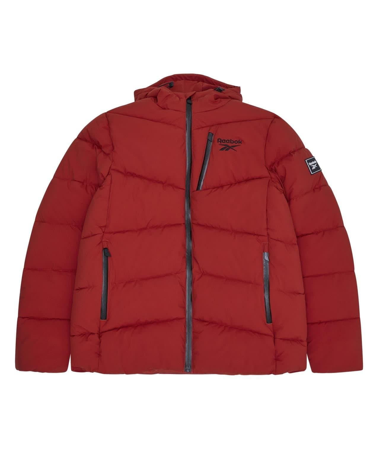 Reebok Reebok Men's Stretch Puffer Jacket in Burnt Orange