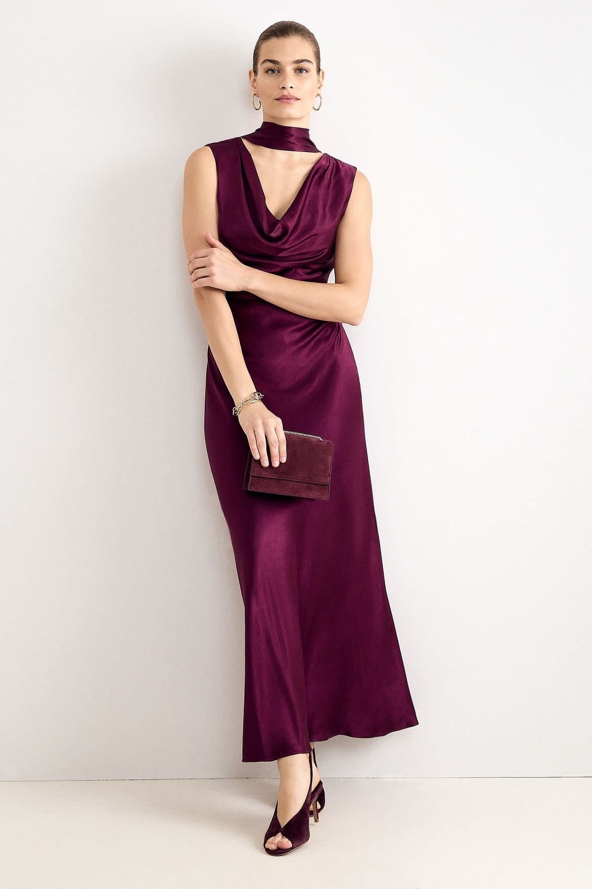 Phase Eight Phase Eight Women's Evette Maxi Dress in Wine