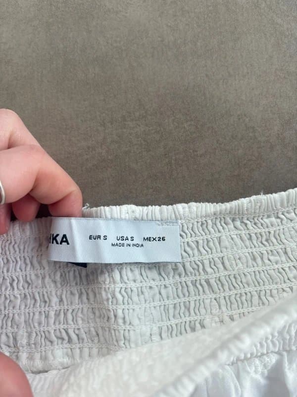 Bershka Bershka white summer skirt