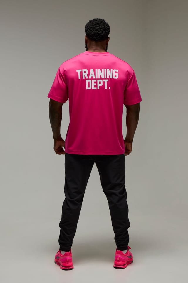 Training Dept. Training Dept. Men's Training Dept Performance Oversized T-shirt in Pink - 2