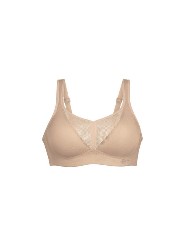 Anita Anita Women's Active Air Control Deltapad Sports Bra in Beige - 3