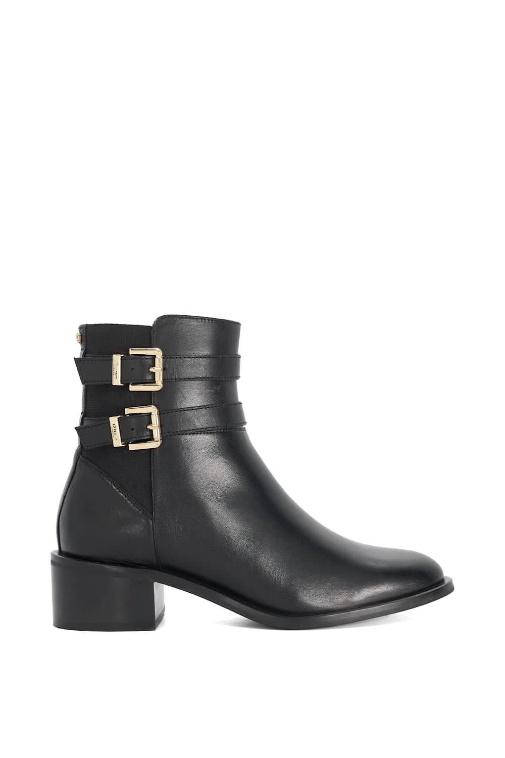 Dune London Dune London Women's 'Patters' Leather Ankle Boots in Black