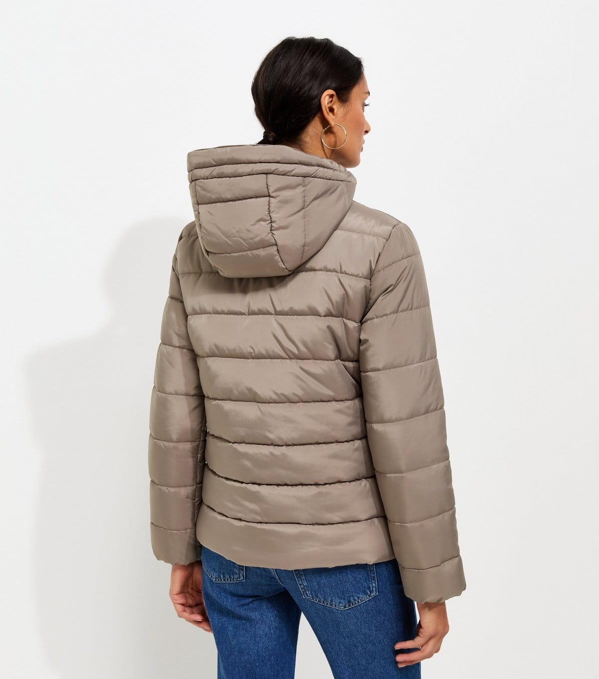 New Look Women's Mink Hooded Padded Jacket New Look - 4