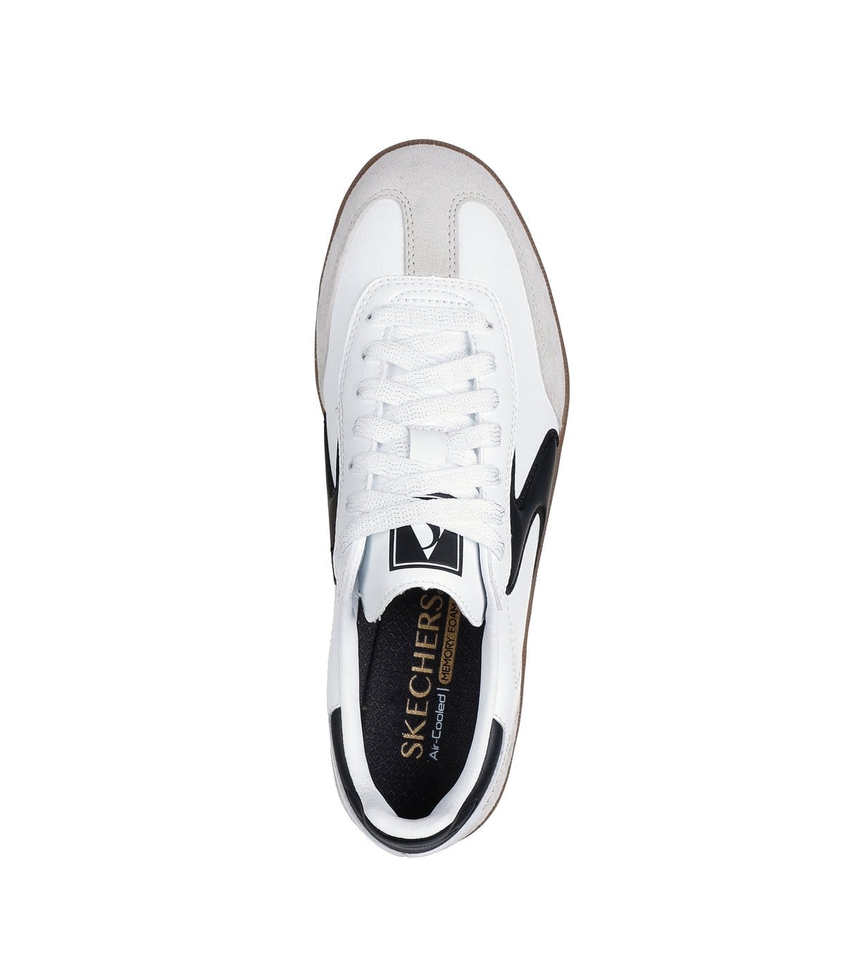 Skechers Women's Black Hot Shot Leather Trainers Skechers New Look - 4
