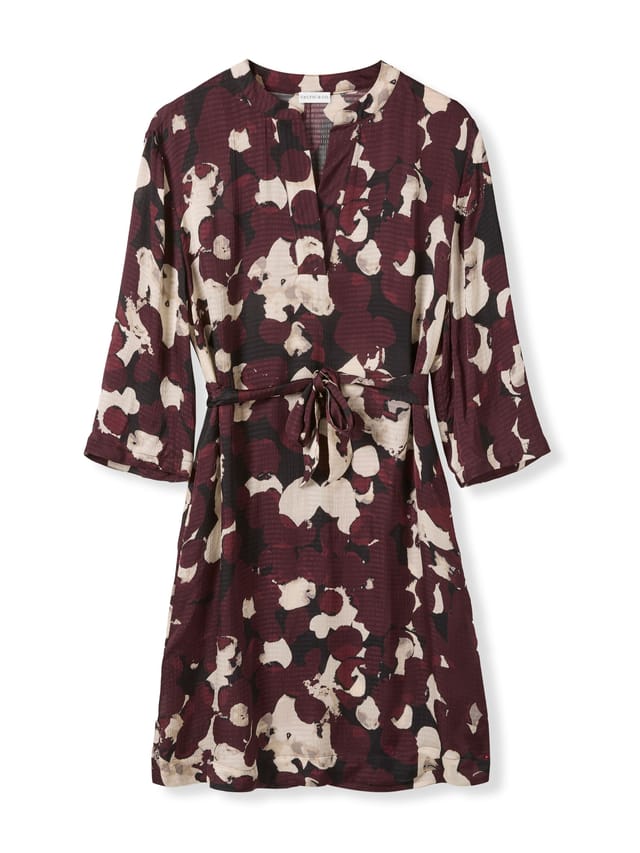 Celtic & Co Celtic & Co Women's Drape Dress in Burgundy - 2