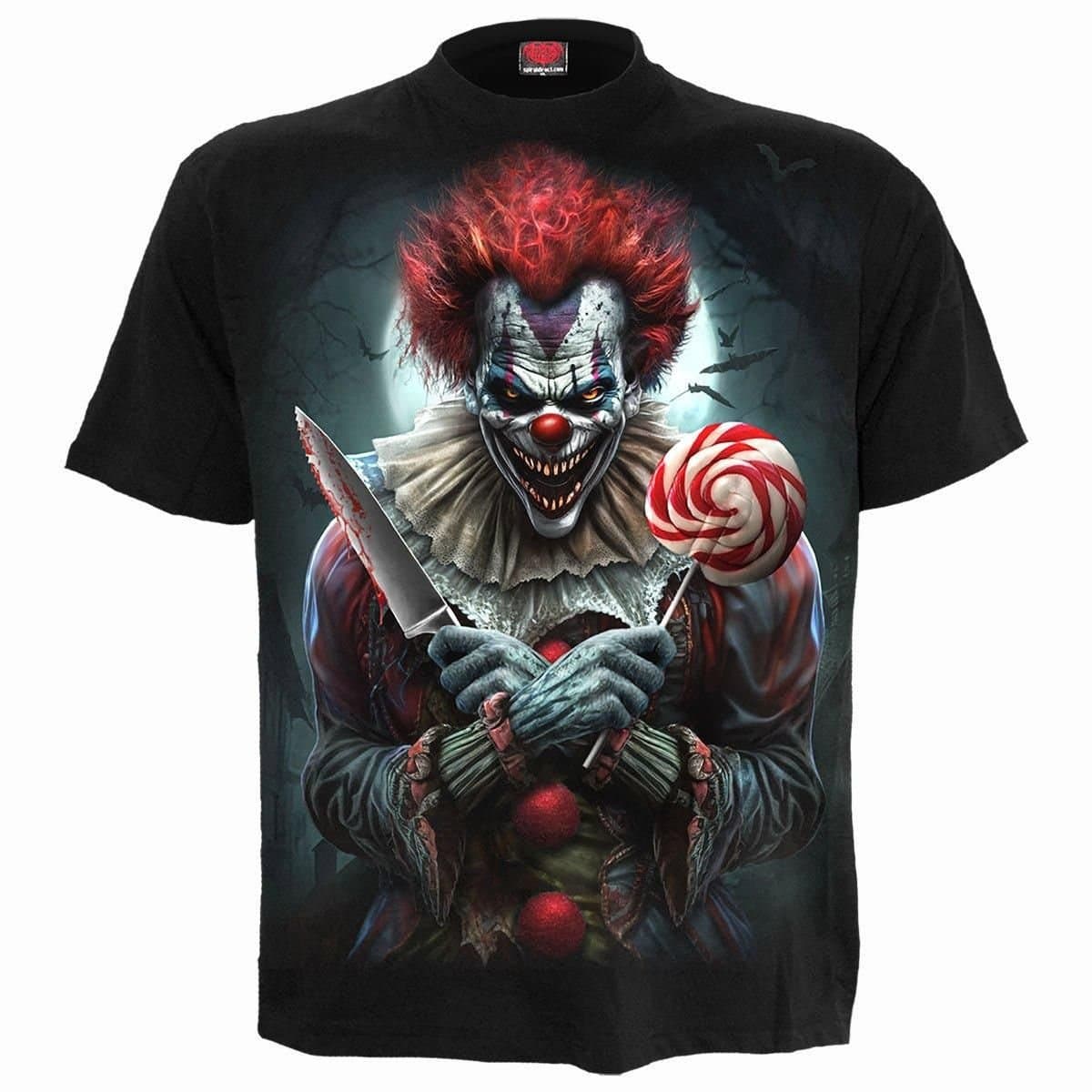 Spiral Spiral Men's TRICK OR TREAT - T-Shirt Black