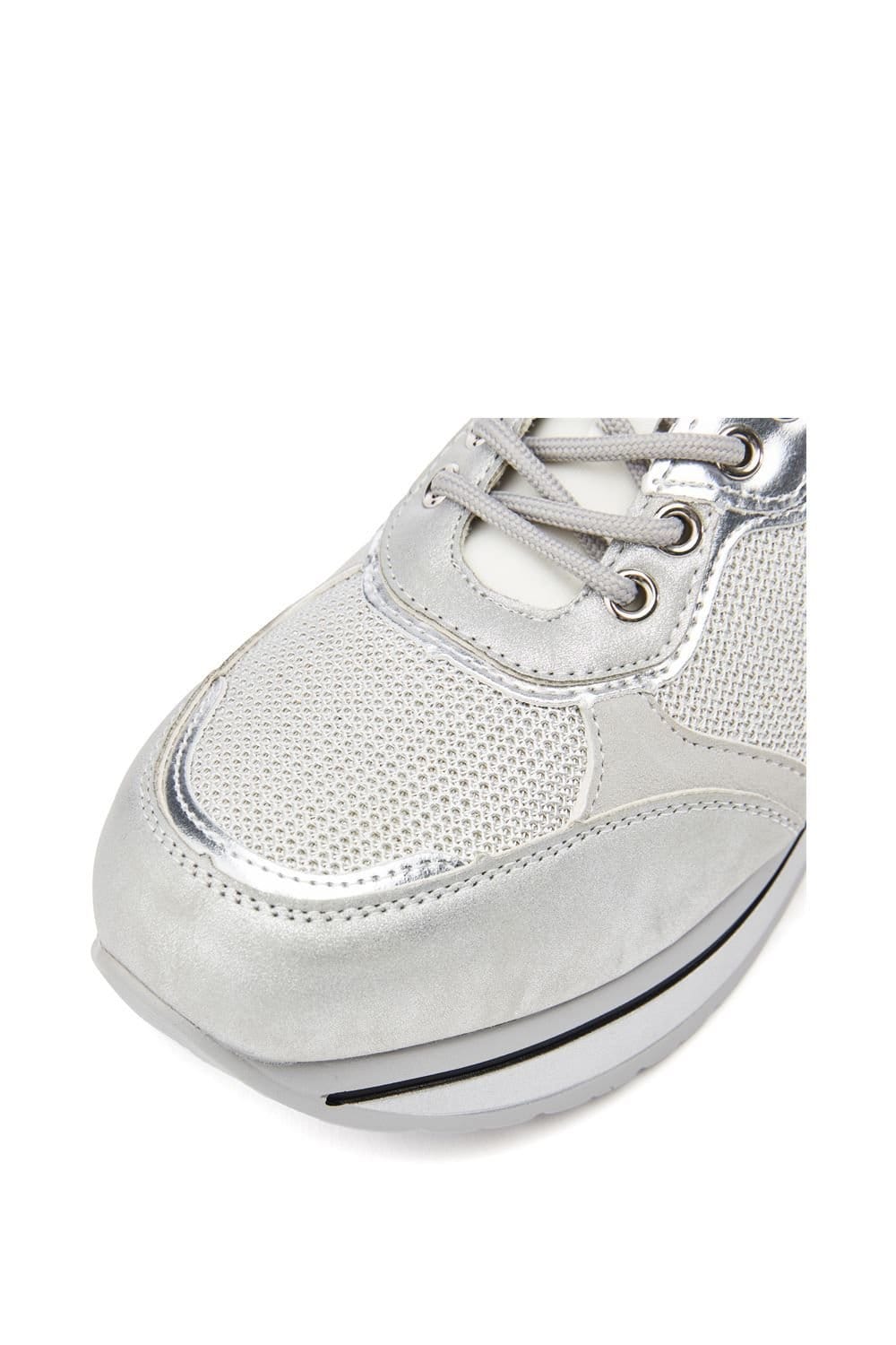 Moda In Pelle Moda In Pelle Women's 'Whisp' Textile Chunky Trainers in Grey - 4