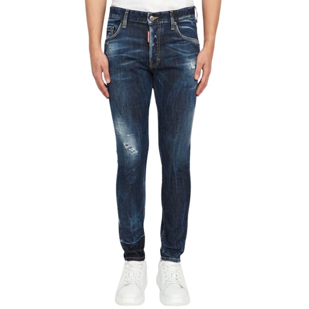 Dsquared2 Dsquared2 Men's Super Twinky Jean Plain Blue Jeans