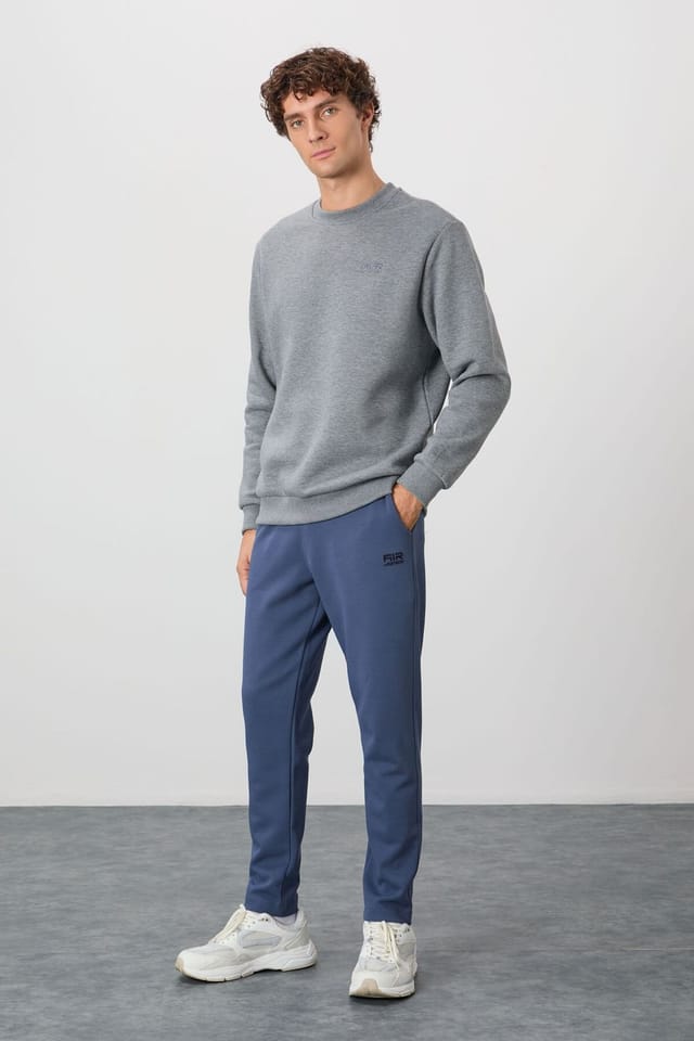 Tommy Life Tommy Life Men's Regular Fit Crew Neck Sweatshirt in Grey - 2