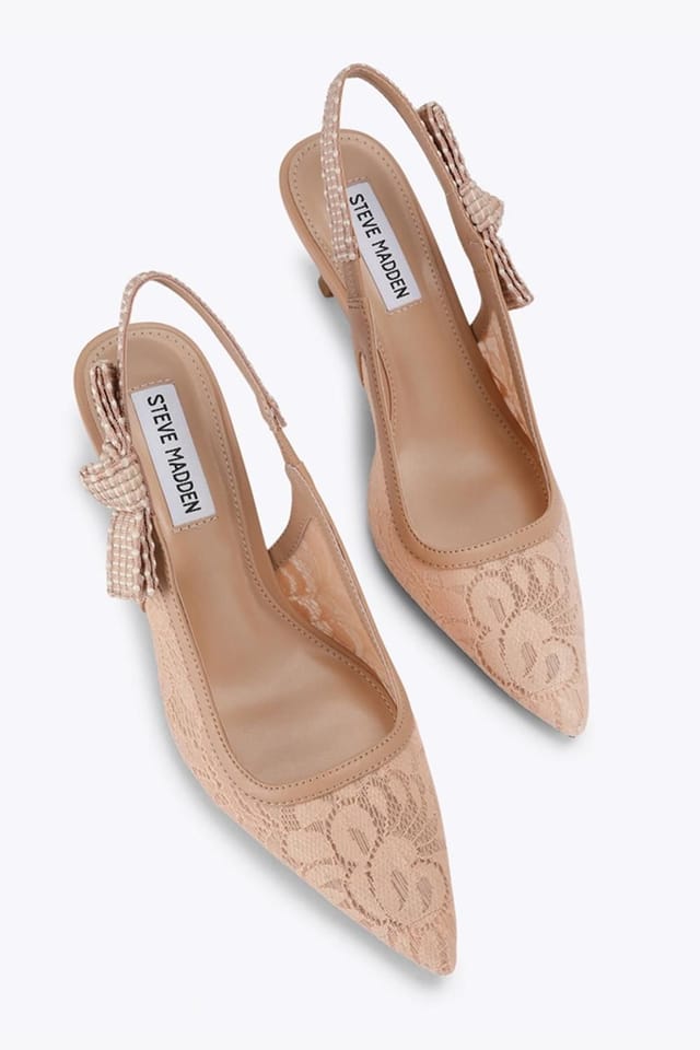 Steve Madden STEVE MADDEN Women's 'Ensemble Bl5' Fabric Heels in Pale Pink - 2