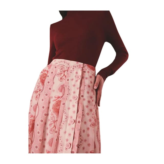 Cath Kidston Cath Kidston Women's Pleated Skirt in Pink - 3