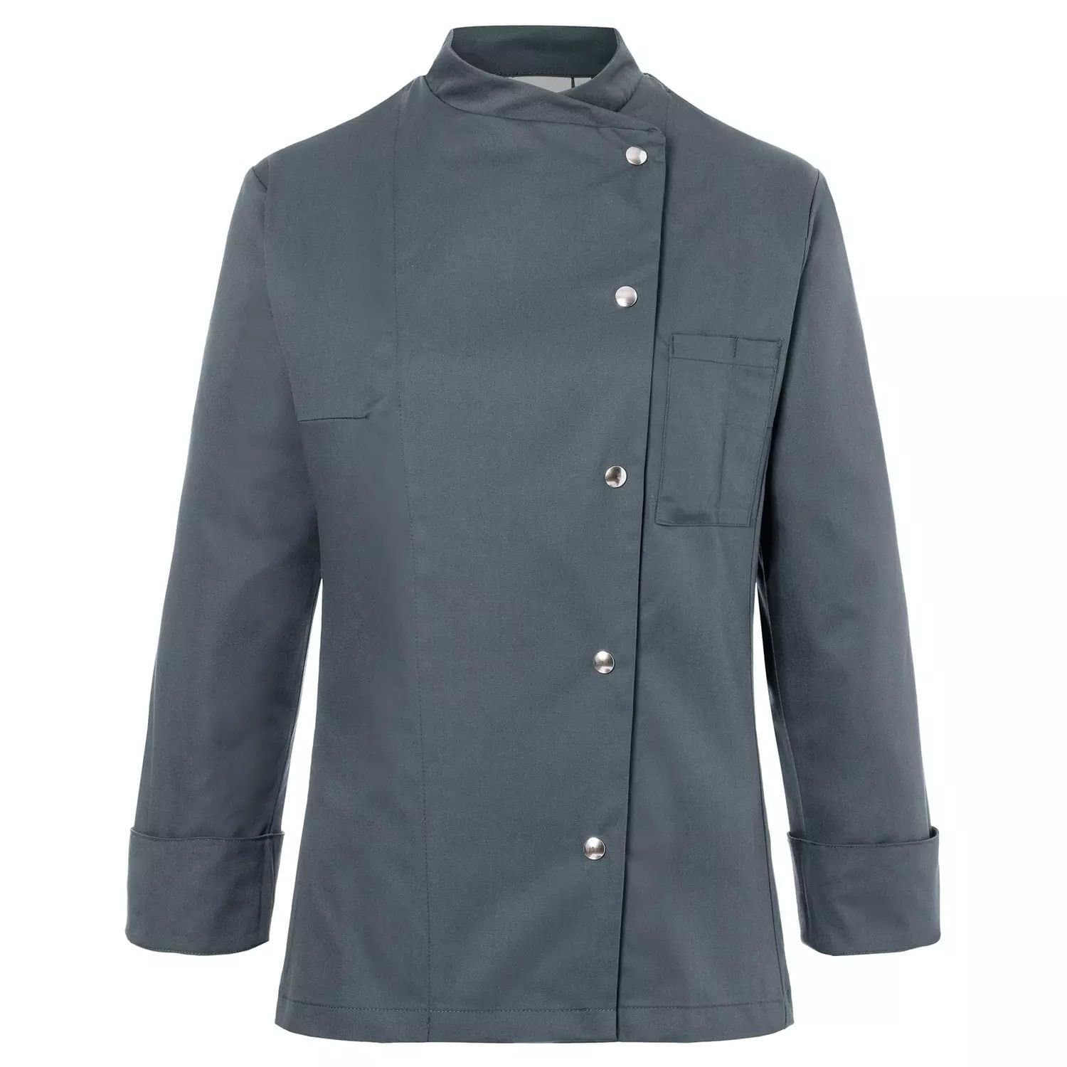 Karlowsky Karlowsky Women's Larissa Chef Jacket in Dark Grey