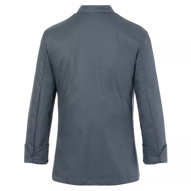 Karlowsky Karlowsky Women's Larissa Chef Jacket in Dark Grey - 2
