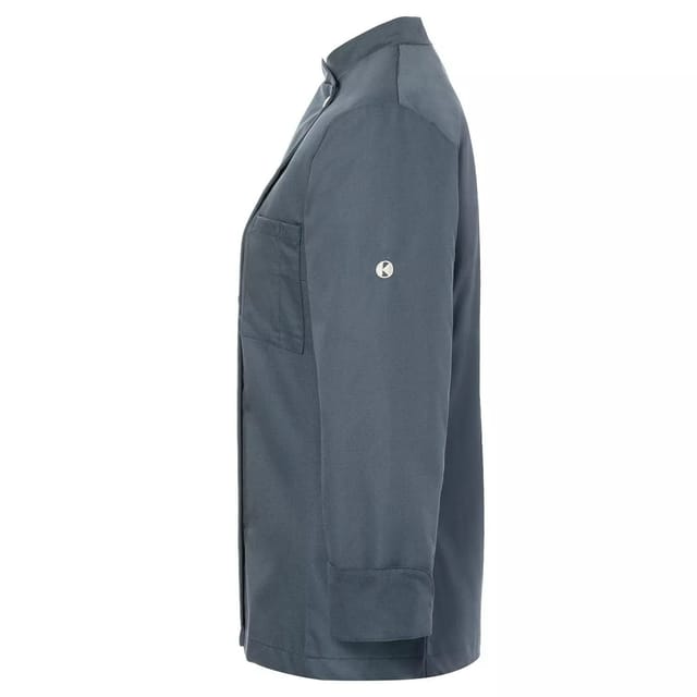 Karlowsky Karlowsky Women's Larissa Chef Jacket in Dark Grey - 3