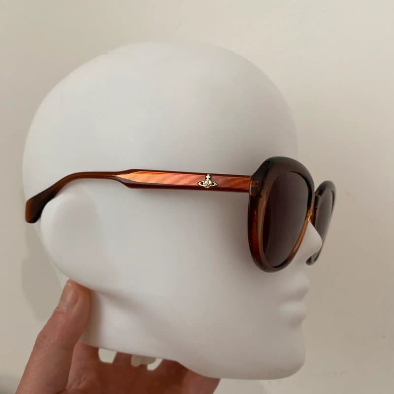 Vivienne Westwood Vivienne Westwood Oval Brown Frames Mod 15 Vintage Designer Glasses
