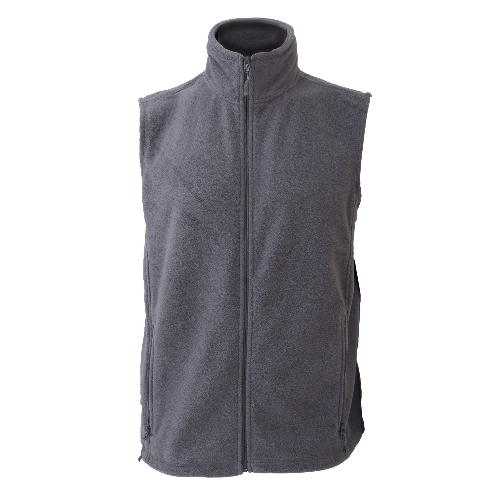Russel Russel Men's Fleece Gilet Jacket Bodywarmer in Grey - 2