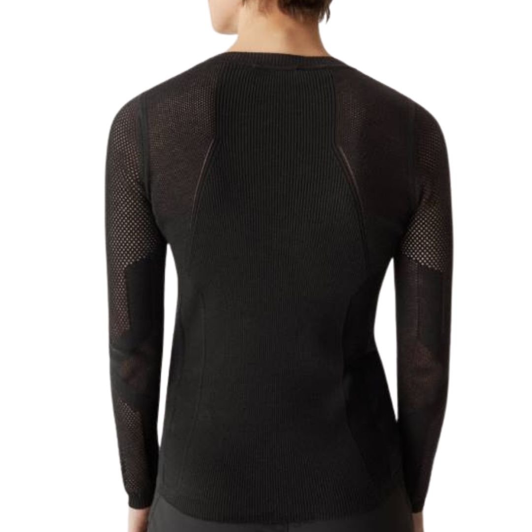 Belstaff Belstaff Women's Kai Crewneck Long Sleeve Black T-Shirt - 2