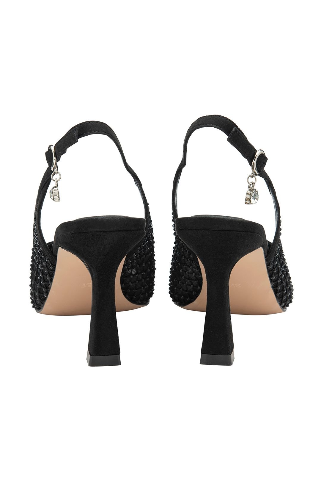 Lotus Lotus Women's 'Phoenix' Slingback Court Shoes in Black - 3