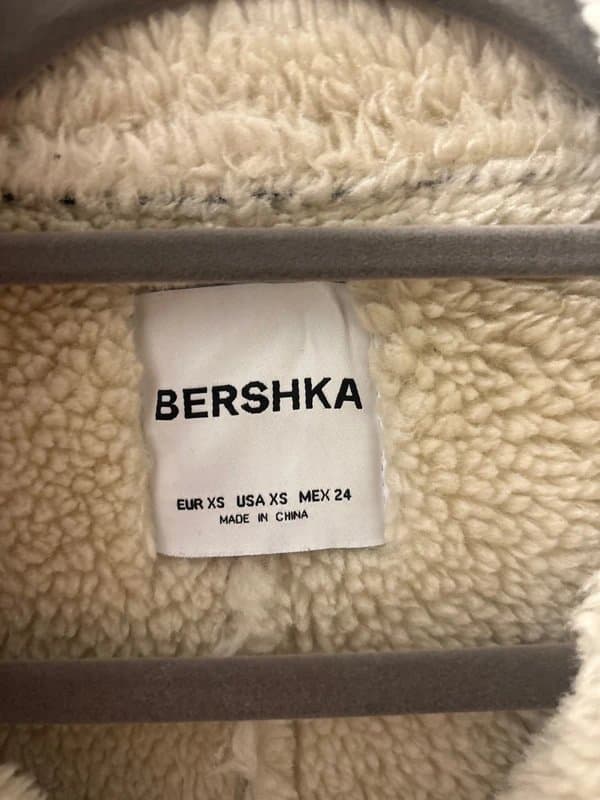 Bershka Aviator leather jacket