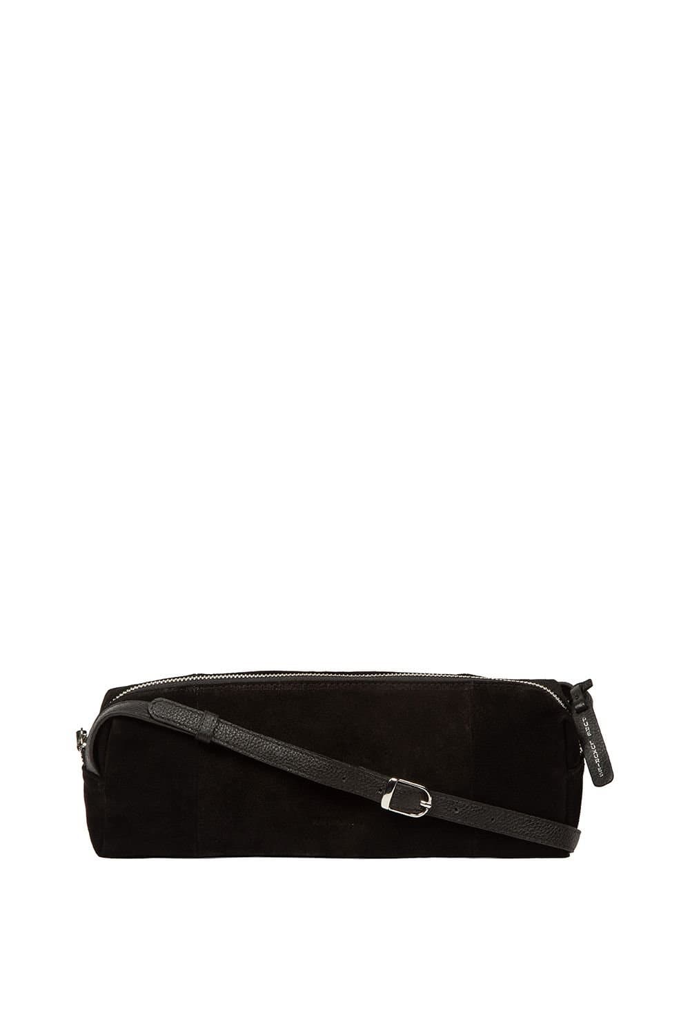 Pure Luxuries London Pure Luxuries London Women's 'Margot' Suede Mini Grab Bag in Black