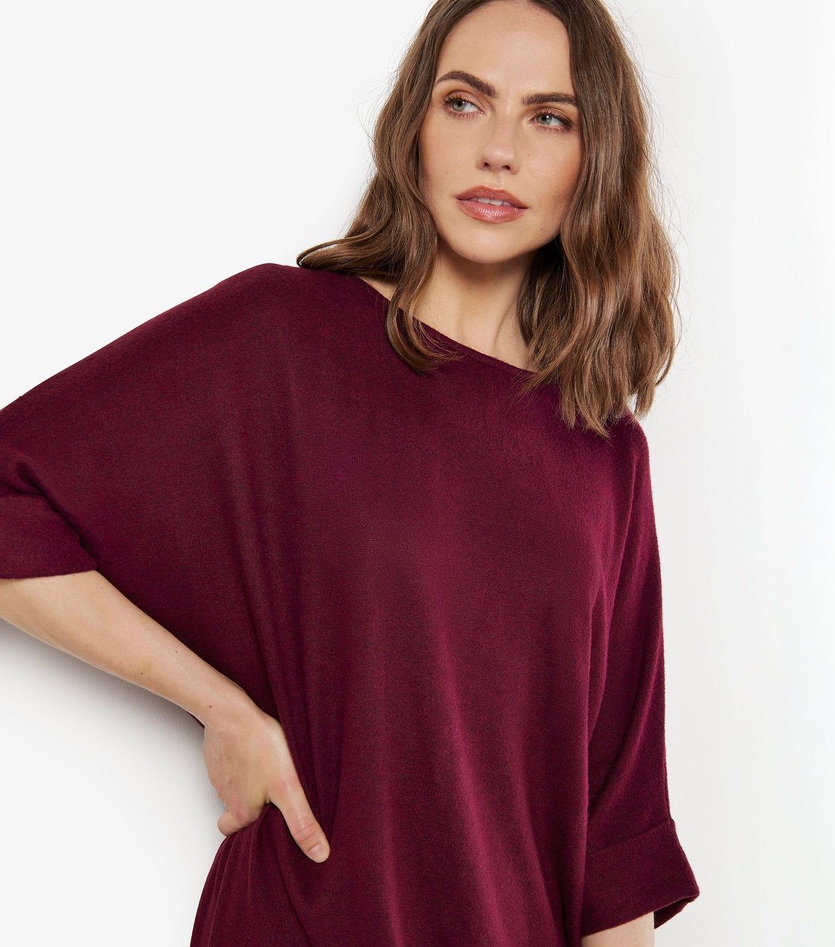 Apricot Women's Dark Burgundy Batwing Sleeve Top Apricot New Look - 4