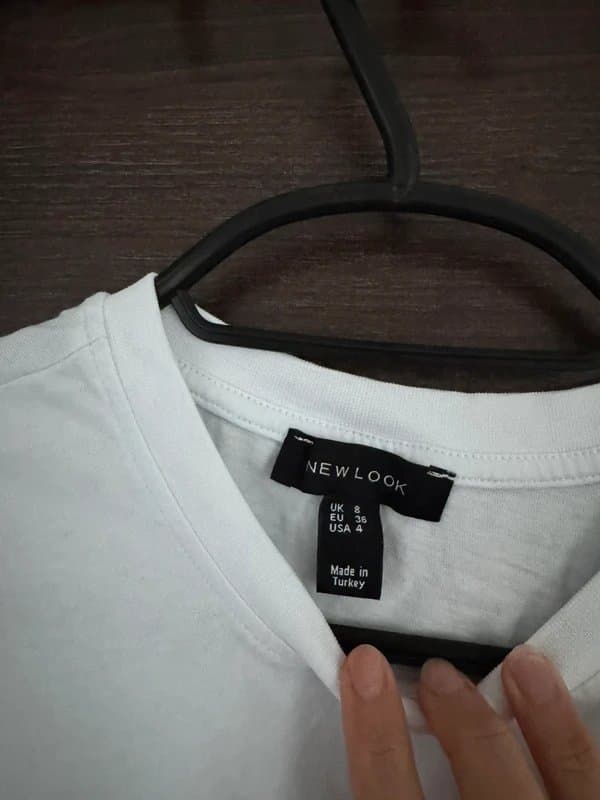 New Look New Look White Ruched Short Sleeve Top