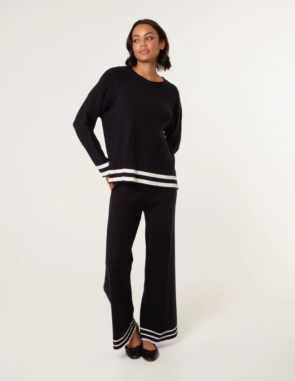 Contrast Colour Co- Ord Set