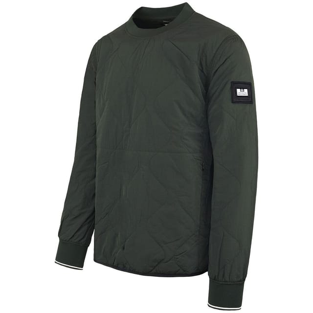Weekend Offender Weekend Offender Men's Long Sleeve Crew Neck Over-Top Green Sweater - 2