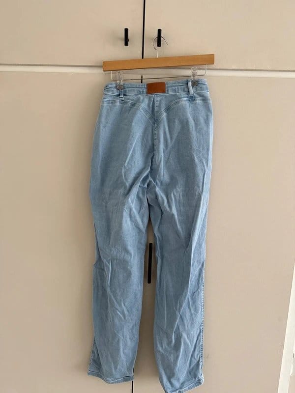 ASOS Luxe Light Blue Straight Leg Jeans