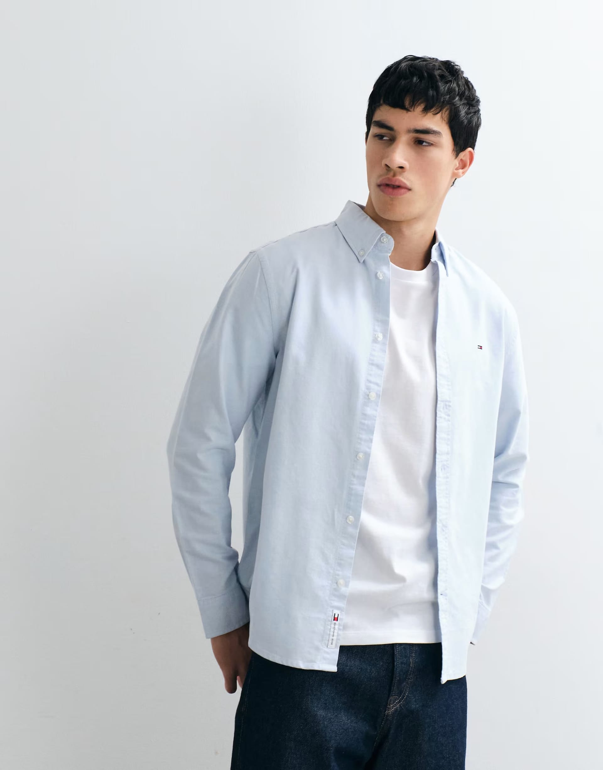 Tommy Jeans Light Blue Oxford Shirt