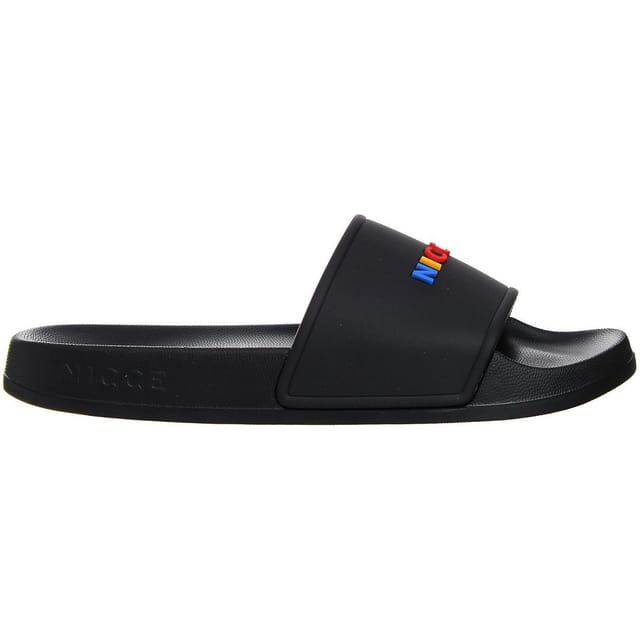Nicce Nicce Men's Dallas Slip-On Black Synthetic Sliders - 2
