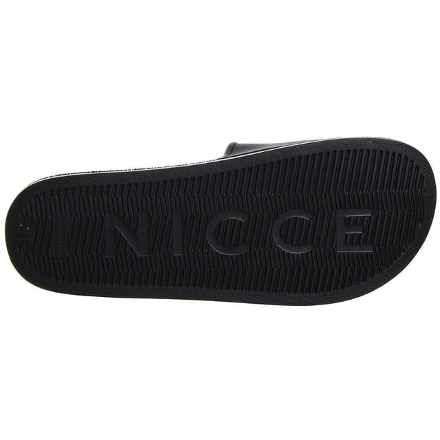 Nicce Nicce Men's Dallas Slip-On Black Synthetic Sliders - 3