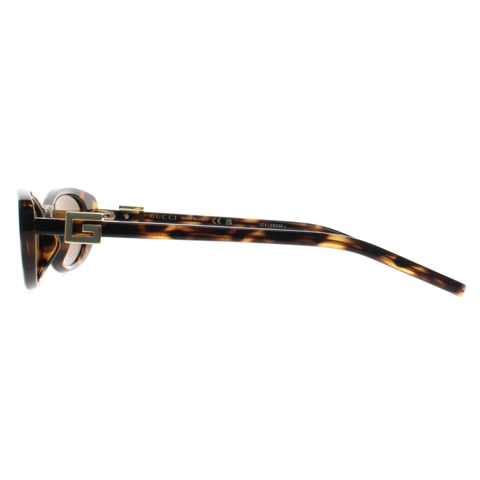 Gucci Gucci Women's Cat Eye Havana Brown GG1680S - 3