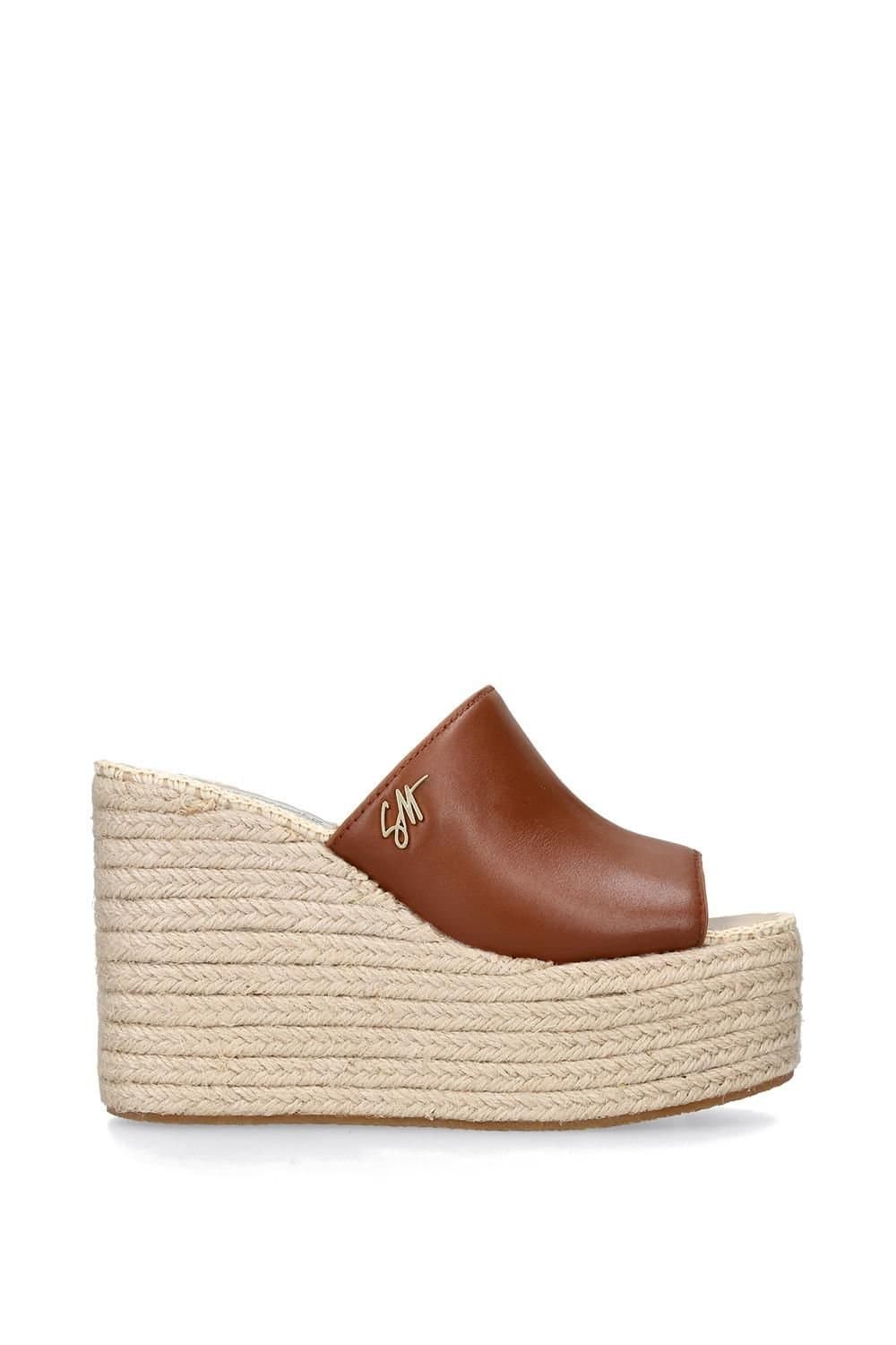 Steve Madden Steve Madden Women's 'Cruzur Brown' Leather Wedges
