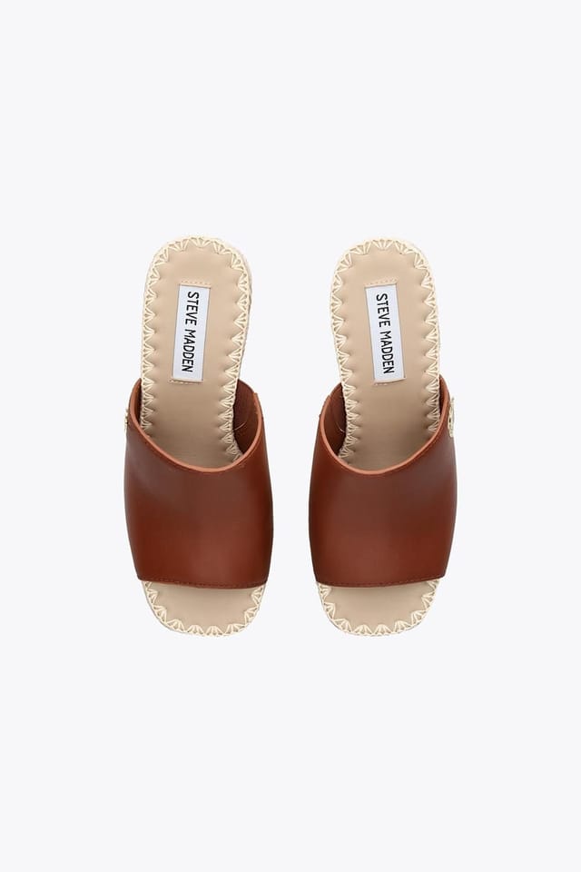 Steve Madden STEVE MADDEN Women's 'Cruzur Brown' Leather Heels in Brown - 2