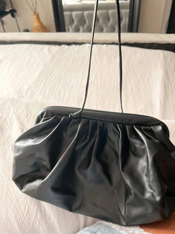ASOS Black faux  leather