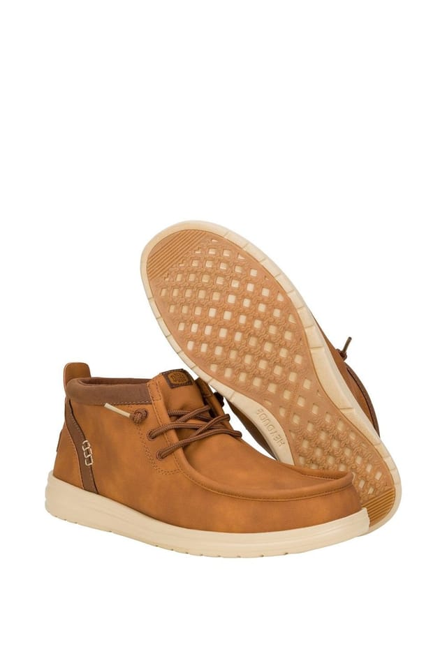 Hey Dude Hey Dude Men's Wally Mid GripR Classic Boots in Tan - 3