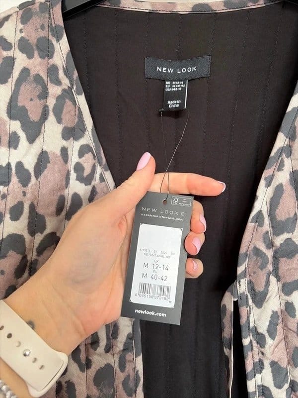 New Look Brown Leopard Print Jacket