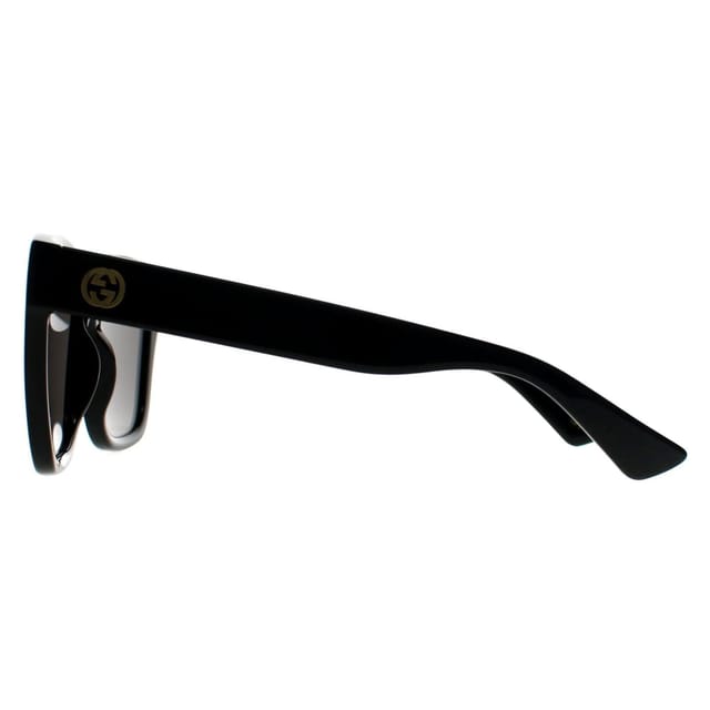 Gucci Gucci Women's Square Shiny Black Dark Grey GG1338S - 3
