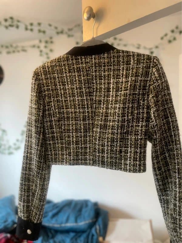 ASOS ASOS luxe cropped blazer