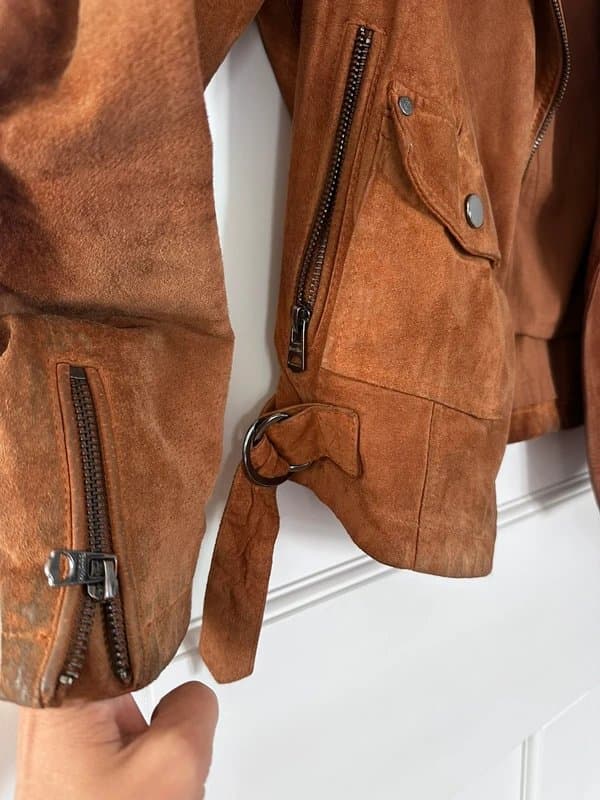 Bershka Real leather/ shade jacket